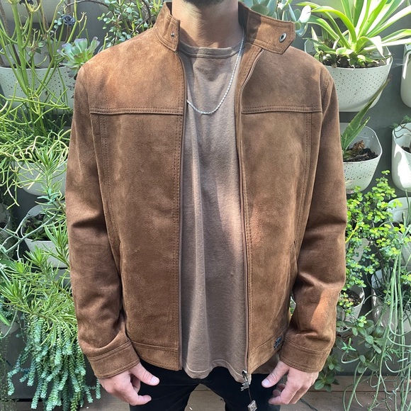 Armani Emporio Collezione Suade Men’s Jacket - Picture 2 of 6